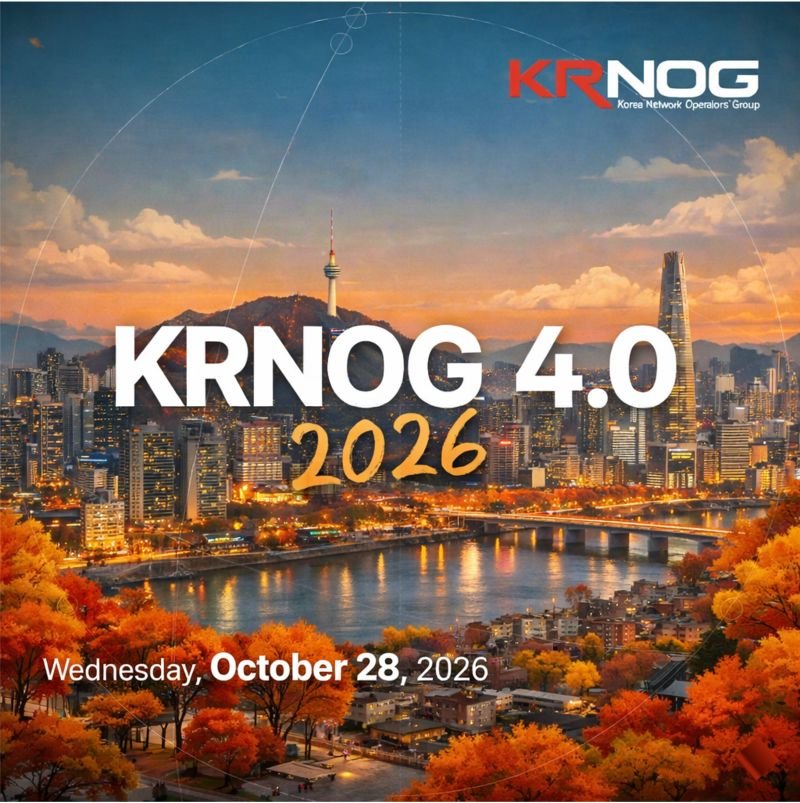 KRNOG 4.0 2026 — Wednesday, October 28, 2026, Seoul